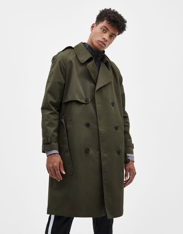 Trench-style coat - Image 4