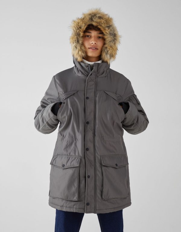 Parka with hood - Image 2