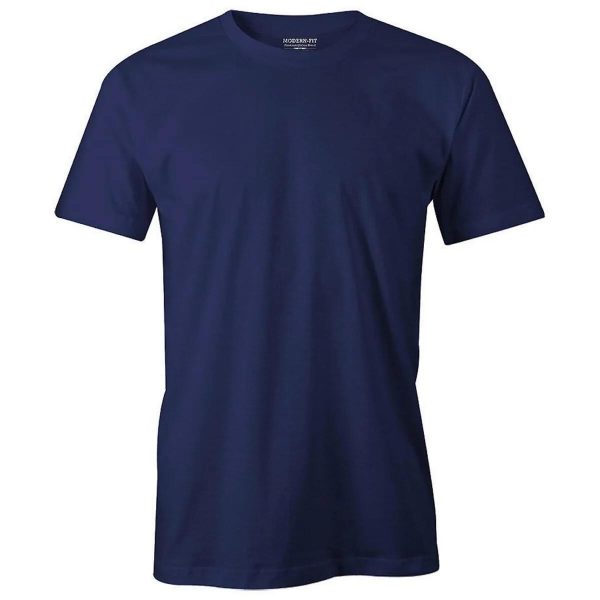 T-Shirt Republic - Navy Blue Men's Premium Crew Neck T Shirt