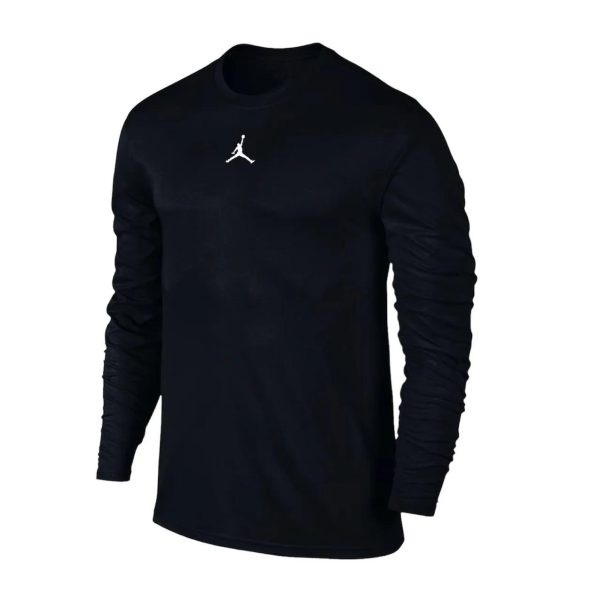 Nike Jordan Long Sleeve T shirt for men - Black